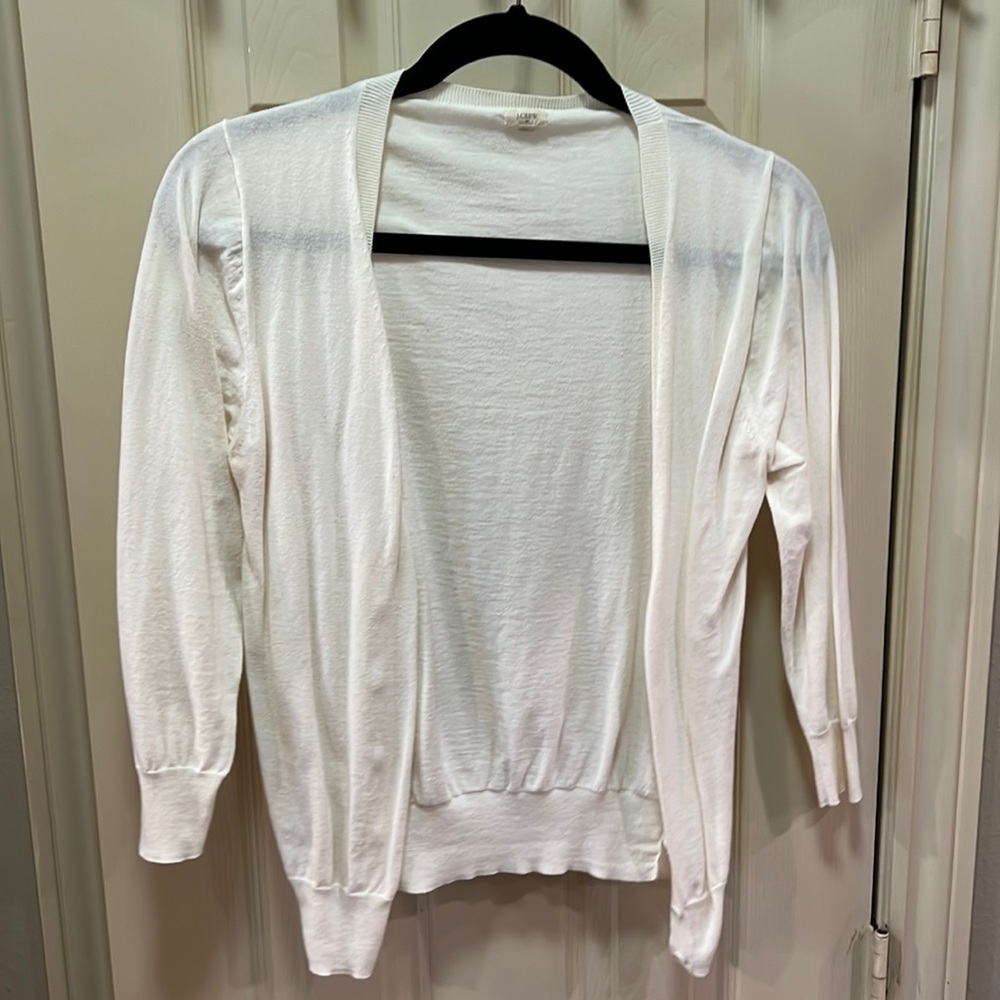 Crew Women’s Sweater Size Medium Crème/White